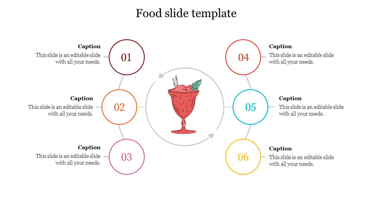 food slide template